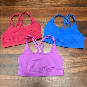 Lot of 3 Lululemon sports bras